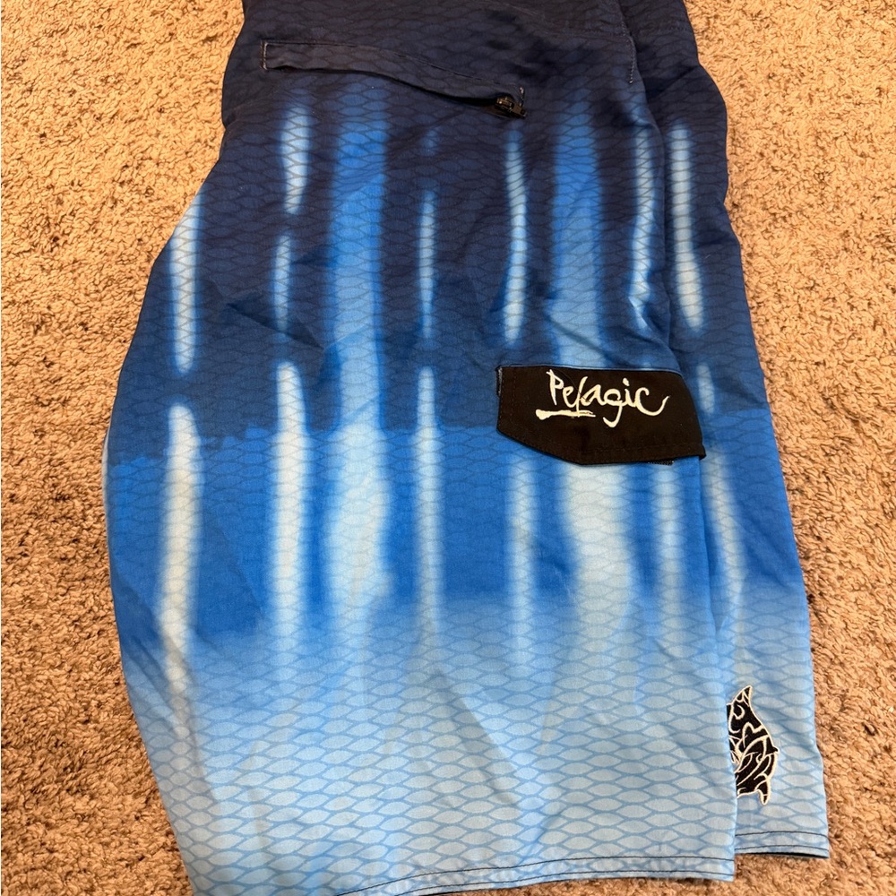 Pelagic Oceanic Blue Board Shorts